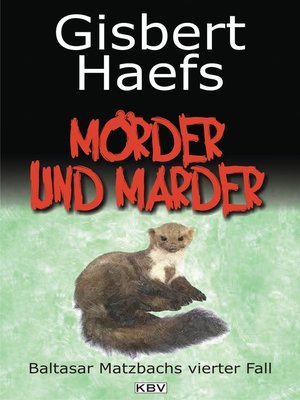 cover image of Mörder und Marder